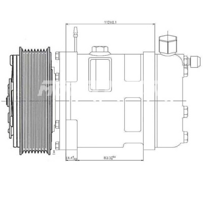 Компрессор RC-U08082Ш MOTORCOOL